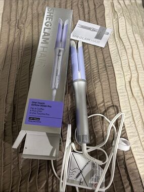 SheGlam Hair One Touch Airflow Styler Pro - Lavender/Silver